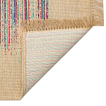 Ковер с геометрическим узором из комбинированного состава Full rhythm варинант исполнения - 4 | Loft Concept во Владивостоке