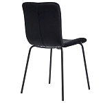 Стул черный с обивкой из велюра Black Archie Chair варинант исполнения - 3 | Loft Concept во Владивостоке