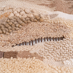 Тканый вручную монументальный настенный гобелен Earth Flow варинант исполнения - 2 | Loft Concept во Владивостоке