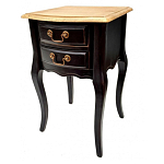 Тумба прикроватная из массива березы с 2-мя ящиками в стиле прованс Vintage варинант исполнения - 5 | Loft Concept во Владивостоке