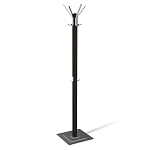 Вешалка с квадратным основанием и 4-мя металлическими крючками Industrial Metal Rust варинант исполнения - 1 | Loft Concept во Владивостоке