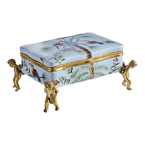 Шкатулка на четырех ангелах Blue Garden