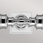 Бра для ванных комнат горизонтальное с двумя матовыми стеклянными цилиндическими плафонами Feiss варинант исполнения - 2 | Loft Concept во Владивостоке