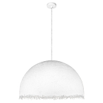 Подвесной светильник в форме купола белого цвета с ажурной бахромой Tactile Line варинант исполнения - 2 | Loft Concept во Владивостоке