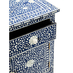 Комод инкрустация костью ORIENTAL Indian синий орнамент варинант исполнения - 6 | Loft Concept во Владивостоке