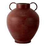 Ваза бордовая с 2-мя фактурными ручками Vase Burgundy Glaze варинант исполнения - 1 | Loft Concept во Владивостоке