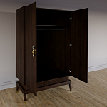 Платяной шкаф Elsa Dreams Walnut с 2-мя фасадами варинант исполнения - 1 | Loft Concept во Владивостоке