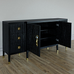 Большой Комод-буфет Elsa Dreams Black с ящиками варинант исполнения - 5 | Loft Concept во Владивостоке