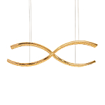 Люстра волнистой формы с фактурным хрустальным плафоном Light Delight варинант исполнения - 7 | Loft Concept во Владивостоке