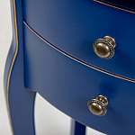 Синяя тумба на фигурных ножках Shelby варинант исполнения - 6 | Loft Concept во Владивостоке