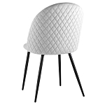 Мягкий стул в сером велюре Miruna Chair варинант исполнения - 4 | Loft Concept во Владивостоке