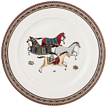 Сервиз обеденный из фарфора с изображением лошадей на 6 персон 23 предмета Porcelain Horse Set  варинант исполнения - 3 | Loft Concept во Владивостоке