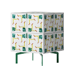 Тумба  с рисунком ShortT Pina Colada Green варинант исполнения - 2 | Loft Concept во Владивостоке