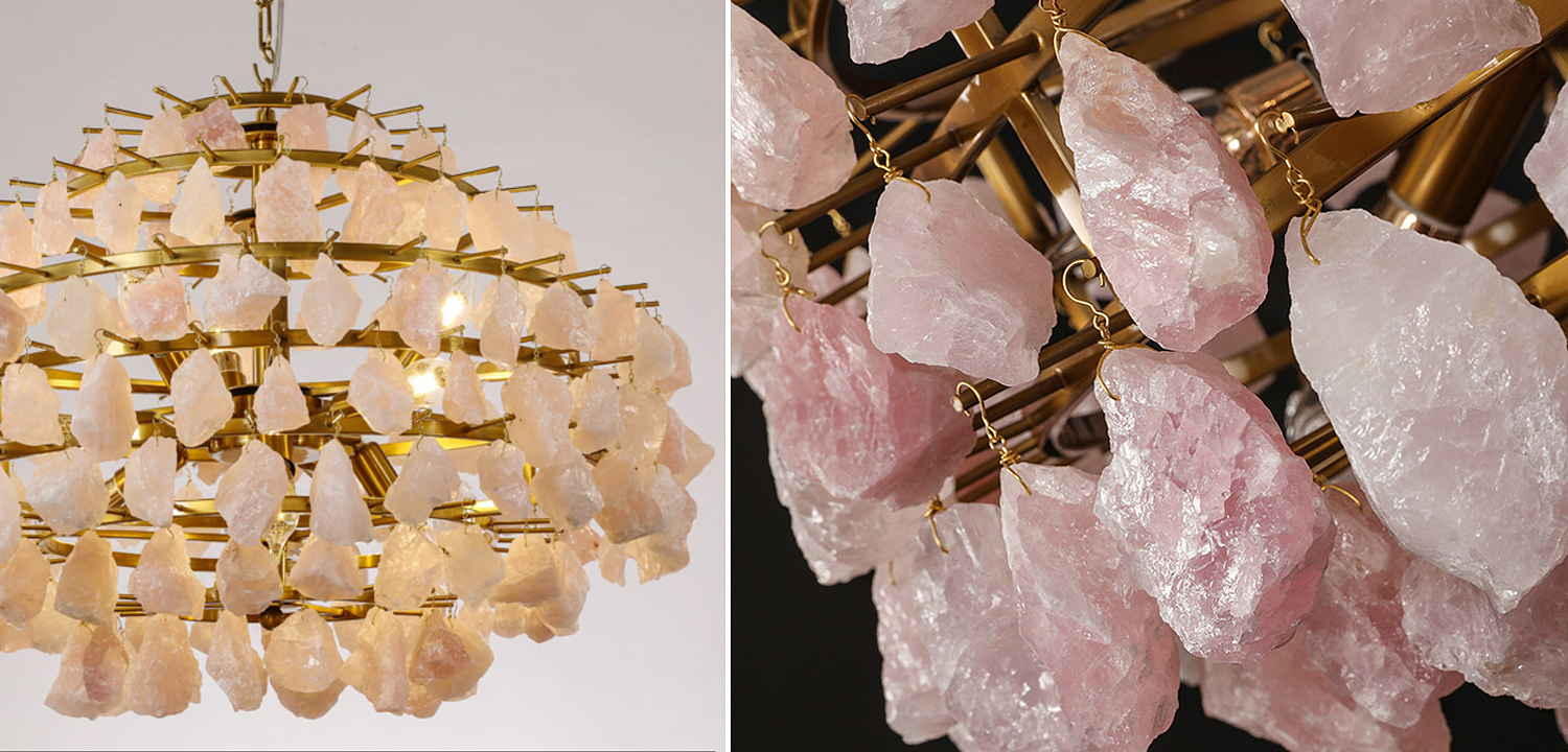 Hardis Pink stone Chandelier 65 Hardis Pink stone Chandelier 65 - Loft-Concept во Владивостоке