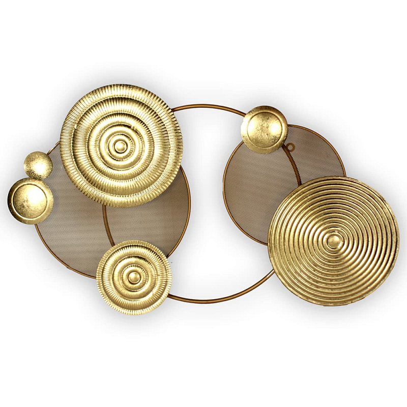 Панно настенное Blank Sheet Golden Orbit Золотой Панно настенное Blank Sheet Golden Orbit Золотой во Владивостоке | Loft Concept