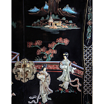 Шкаф черный в китайском стиле  Chinese Cabinet Black варинант исполнения - 2 | Loft Concept во Владивостоке