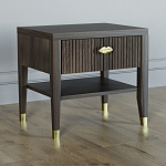 Прикроватная тумбочка с ящиком Elsa Dreams Walnut варинант исполнения - 1 | Loft Concept во Владивостоке