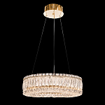 Люстра подвесная круглая из прозрачного хрусталя с золотым корпусом Selfsufficient варинант исполнения - 2 | Loft Concept во Владивостоке