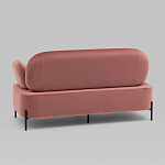 Диван в велюровой обивке цвета пыльная роза COLOR BLOCK варинант исполнения - 4 | Loft Concept во Владивостоке