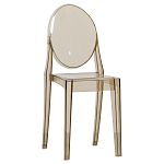 Прозрачный стул с янтарным оттенком LOUIS GHOST CHAIR варинант исполнения - 1 | Loft Concept во Владивостоке