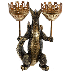 Подсвечник в виде дракона Dragon with Two Candlesticks варинант исполнения - 9 | Loft Concept во Владивостоке