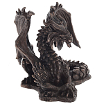 Декоративная статуэтка Дракон Dragon Dark Bronze Statuette варинант исполнения - 3 | Loft Concept во Владивостоке