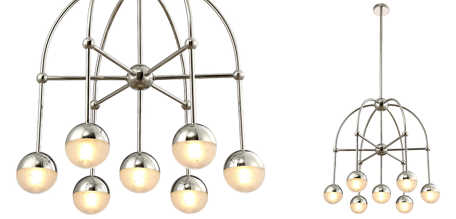 Люстра Heidy Chrome Chandelier 7 Люстра Heidy Chrome Chandelier 7 - Loft-Concept во Владивостоке