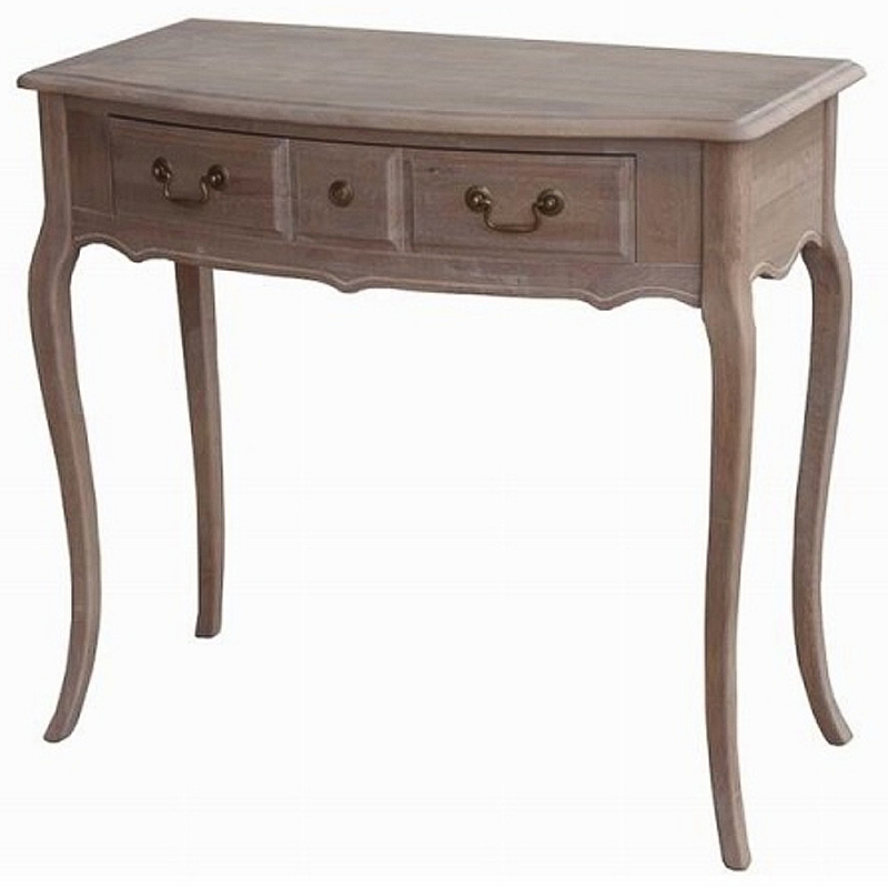 Деревянная консоль с ящиком Margery Wooden Provence Console Table Дуб темный Деревянная консоль с ящиком Margery Wooden Provence Console Table Дуб темный во Владивостоке | Loft Concept
