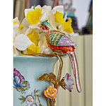 Ваза с птичкой из фарфора с бронзовыми элементами Garden of Eden варинант исполнения - 9 | Loft Concept во Владивостоке