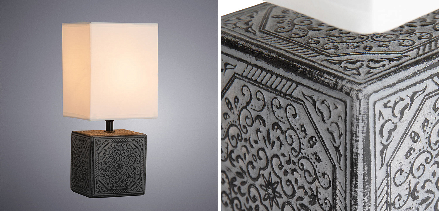 Настольная лампа Lazio Black Table Lamp Настольная лампа Lazio Black Table Lamp - Loft-Concept во Владивостоке