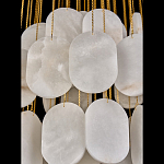 Люстра с овальными подвесками из натурального камня Spatial Composition варинант исполнения - 5 | Loft Concept во Владивостоке