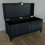 Большой дизайнерский Сундук Elsa Dreams Black варинант исполнения - 2 | Loft Concept во Владивостоке