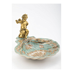 Блюдо с бронзовым ангелом Porcelain Angels of Paradise варинант исполнения - 2 | Loft Concept во Владивостоке