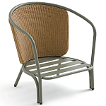 Садовое кресло с каркасом из стали Kenneth Chair варинант исполнения - 4 | Loft Concept во Владивостоке