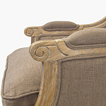 Кресло William Classical Armchair brown flax варинант исполнения - 4 | Loft Concept во Владивостоке