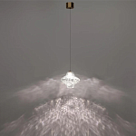 Подвесной светильник с плафоном из фактурного прозрачного стекла Light Ensemble варинант исполнения - 4 | Loft Concept во Владивостоке