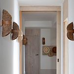 Бра плетеное из ротанга Chainmail варинант исполнения - 3 | Loft Concept во Владивостоке