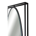 Зеркало овальное в металлической оправе в стиле лофт Urban Style Space варинант исполнения - 3 | Loft Concept во Владивостоке