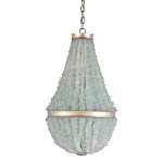 Люстра с каскадом из стеклянных декоративных элементов Shining Sea Glass варинант исполнения - 2 | Loft Concept во Владивостоке