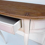 Деревянная консоль с ящиком в стиле прованс Montmartre Provence Connsole Table варинант исполнения - 3 | Loft Concept во Владивостоке
