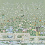 Обои ручная роспись Temple Newsam Mercury Grey варинант исполнения - 1 | Loft Concept во Владивостоке