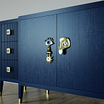 Большой Комод-буфет Elsa Dreams Blue с ящиками варинант исполнения - 2 | Loft Concept во Владивостоке