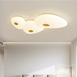 Потолочный светильник с тремя овальными матовыми плафонами TRIDalmen варинант исполнения - 1 | Loft Concept во Владивостоке