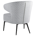 Современное мягкое кресло на металлических ножках Rakush Grey варинант исполнения - 4 | Loft Concept во Владивостоке