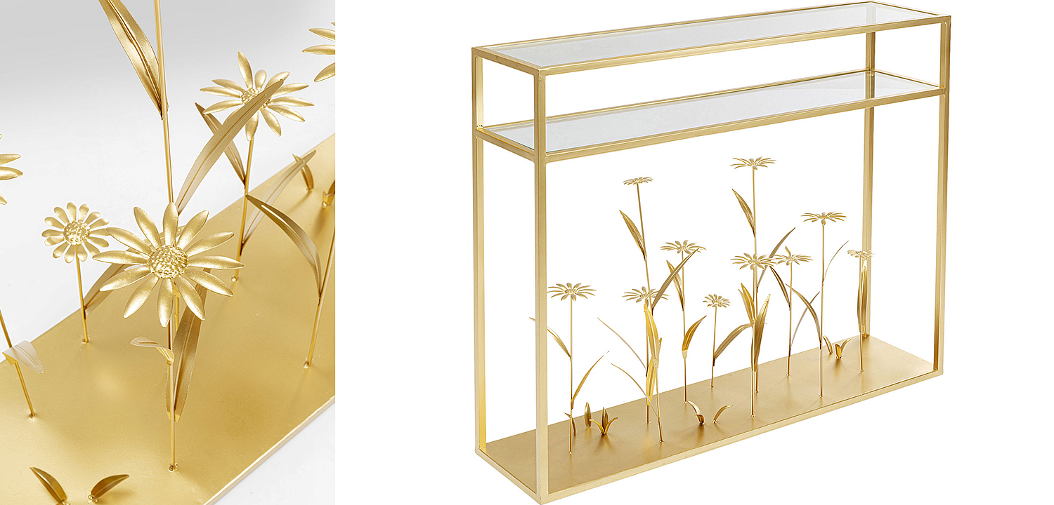 Консоль Golden Flowers Консоль Golden Flowers - Loft-Concept во Владивостоке
