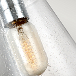 Бра с плафоном в форме колокола из прозрачного стекла с пузырьками Feiss варинант исполнения - 5 | Loft Concept во Владивостоке