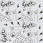 Плитка с узором Граффити 3 варинант исполнения - 1 | Loft Concept во Владивостоке