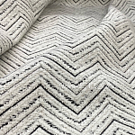 Мебельная ткань Шенилл черно-белый принт 145 см T3-38 варинант исполнения - 1 | Loft Concept во Владивостоке