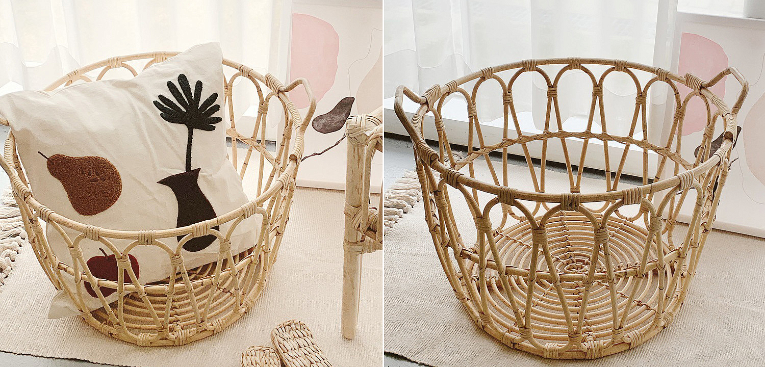 Корзина Round Wicker Baskets Корзина Round Wicker Baskets - Loft-Concept во Владивостоке