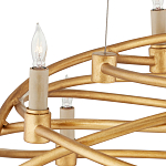 Люстра золотая в форме спирали Fancy Pattern варинант исполнения - 1 | Loft Concept во Владивостоке